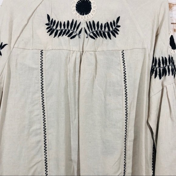 ZARA Women's Open Tie Front Long Sleeve Cardigan Size M - Picture 4 of 7